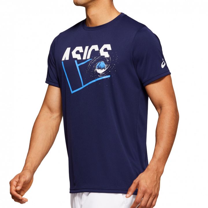 ASICS Practice Graphic Men's Tee Peacoat