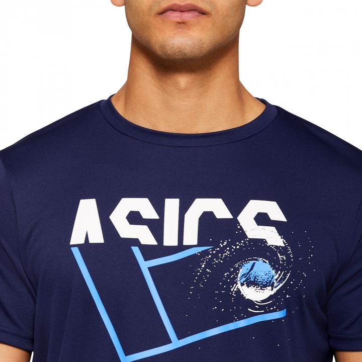 ASICS Practice Graphic Men's Tee Peacoat