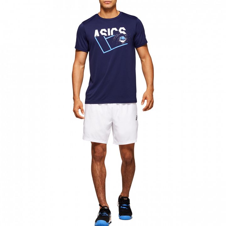 ASICS Practice Graphic Men's Tee Peacoat