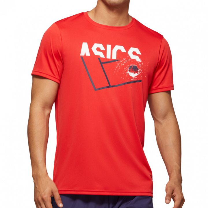 ASICS Practice Graphic Men's Tee Classic Red