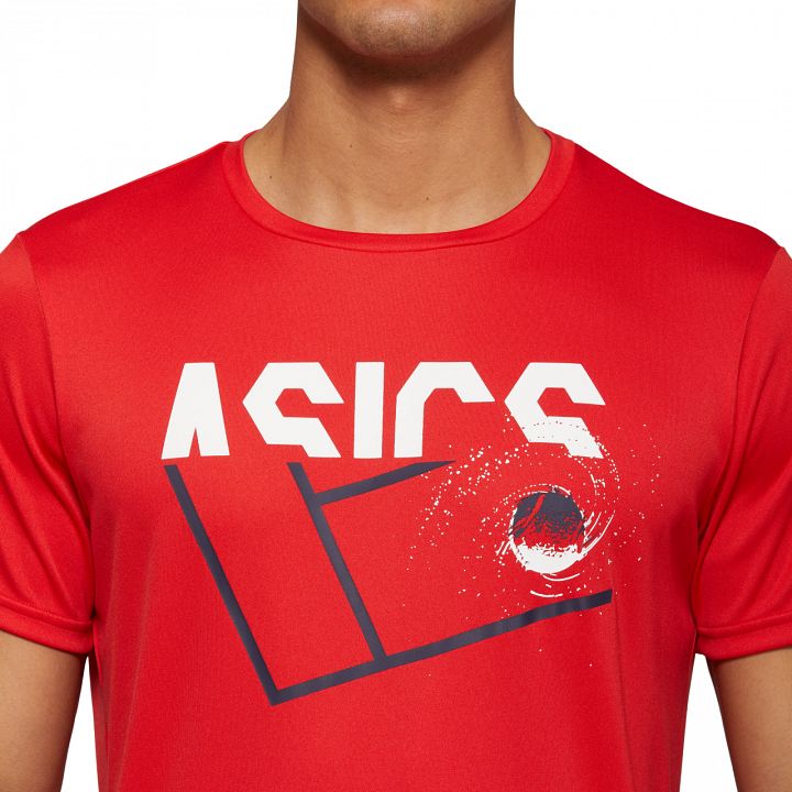 ASICS Practice Graphic Men's Tee Classic Red