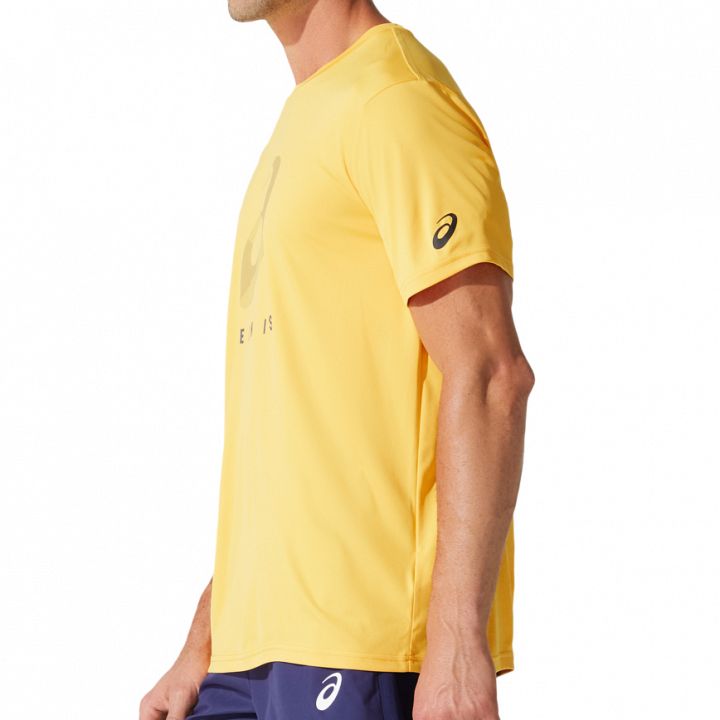 ASICS Court Spiral Tee Tiger Yellow