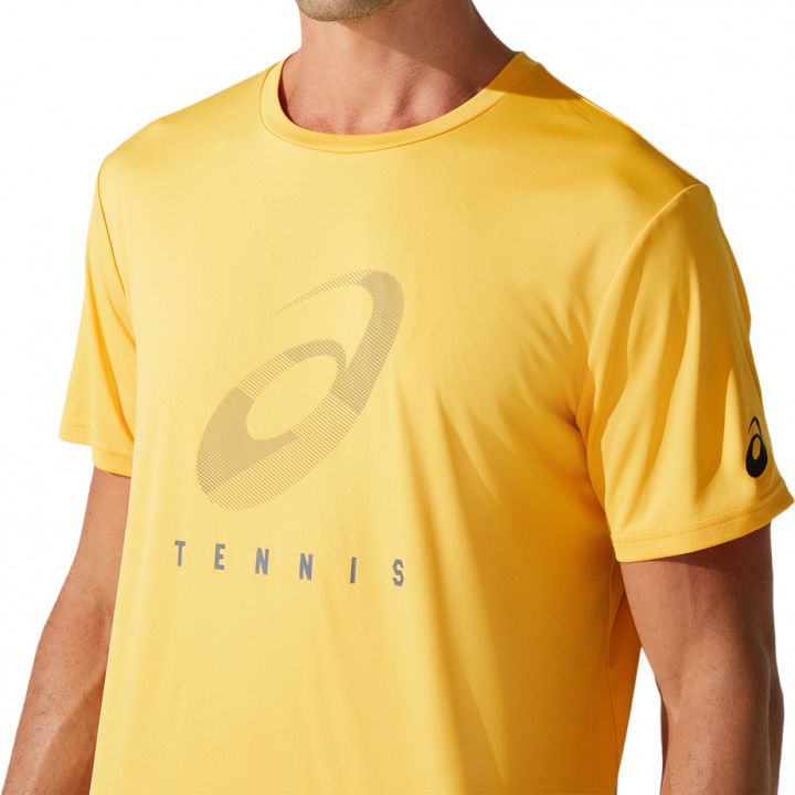 ASICS Court Spiral Tee Tiger Yellow