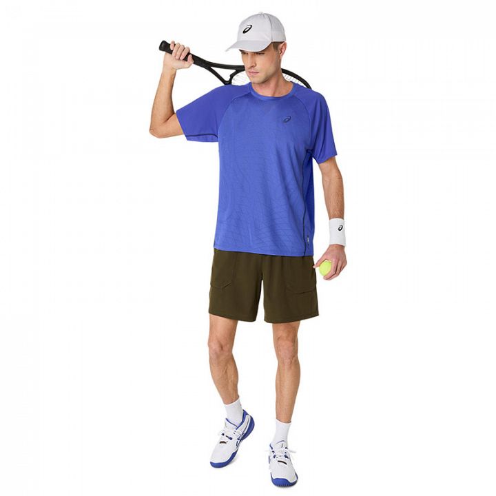 ASICS Match Actibreeze SS Top Dark Cobalt
