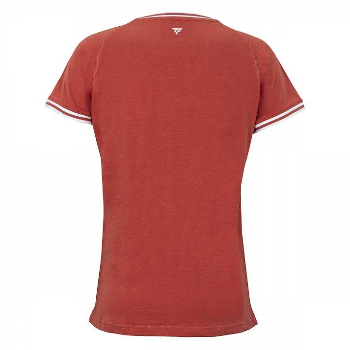 Tecnifibre Team Stretch Lady Tee Terracotta