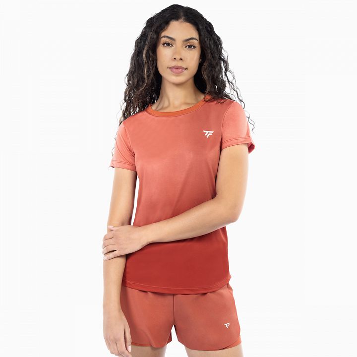 Tecnifibre X-Loop Team Lady Tee Terracotta
