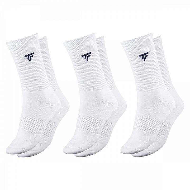 Tecnifibre Classic Men's Socks 3P White