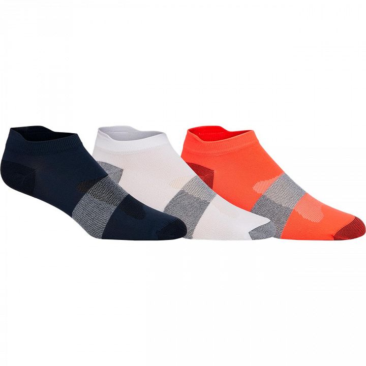 ASICS Lyte Socks 3Pack Coral / White / Blue