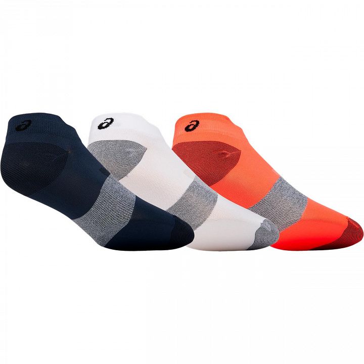 ASICS Lyte Socks 3Pack Coral / White / Blue