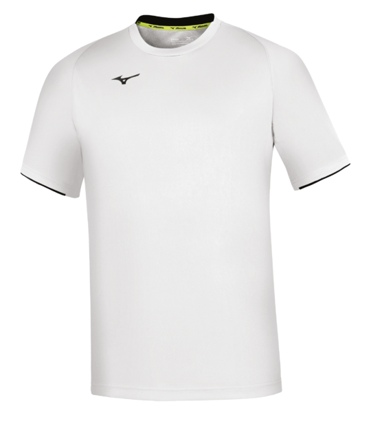 Mizuno Core Short Sleeve Tee White / Navy