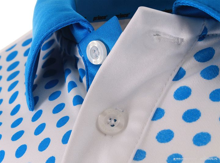 Prince GRAPHIC POLO White/Blue