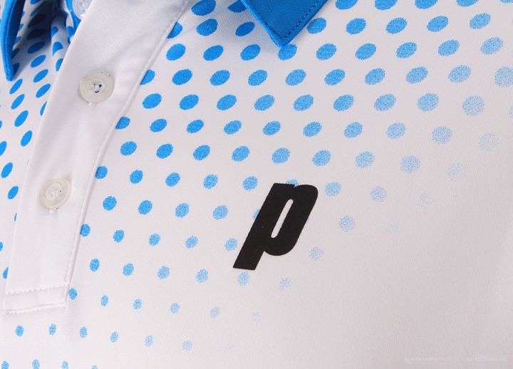 Prince GRAPHIC POLO White/Blue