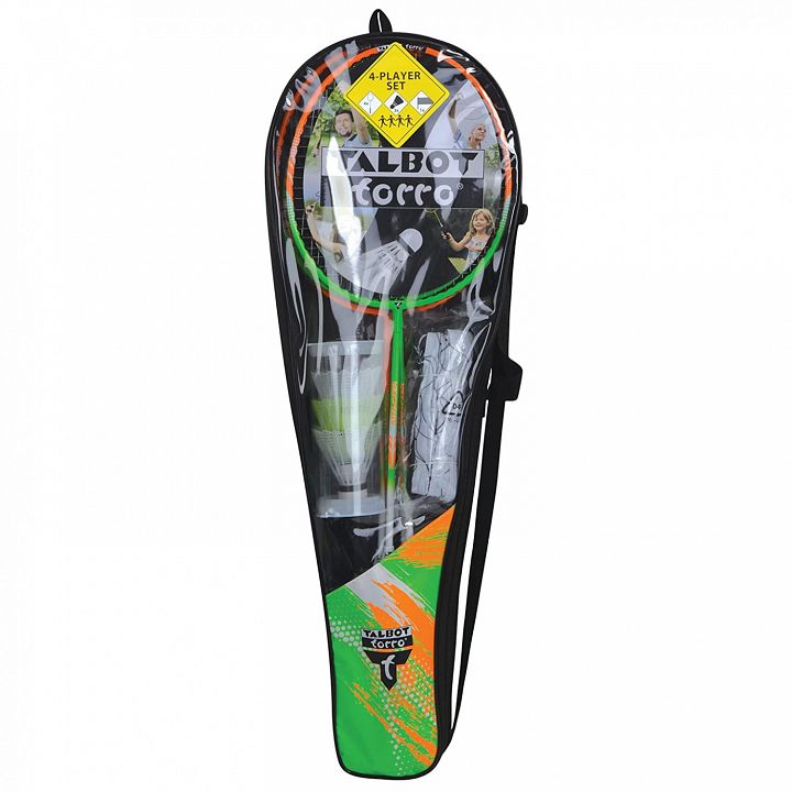 Talbot-Torro 4-Attacker Plus 449414 - Zestaw do badmintona