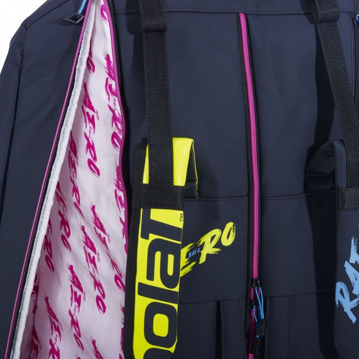 Babolat Thermobag Pure Aero 12R Rafa 2nd Gen Blue / Yellow / Pink