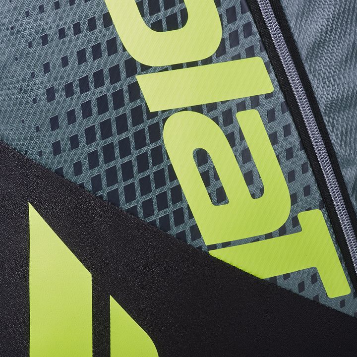 Babolat Pure Aero Gen-10 Racketbag 6R Metallic Grey / Black / Fluo Yellow