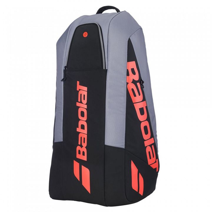 Babolat Pure Strike 4-gen. Thermobag 6R Carbon Grey / Neon Red