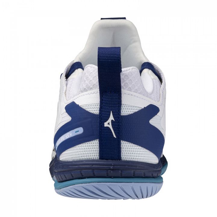 Mizuno Wave Drive Neo 4 White / Bellwether Blue / Fjord Blue