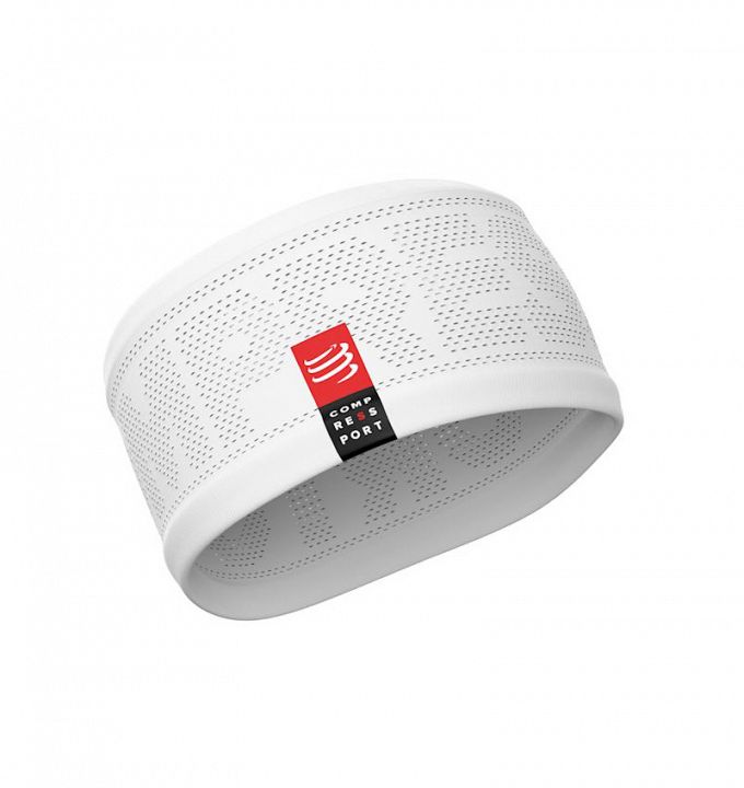 Compressport Headband V2 On/Off White