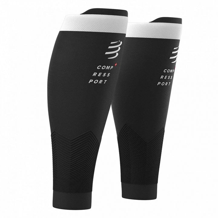 Compressport R2V2 Calf Sleeves Black