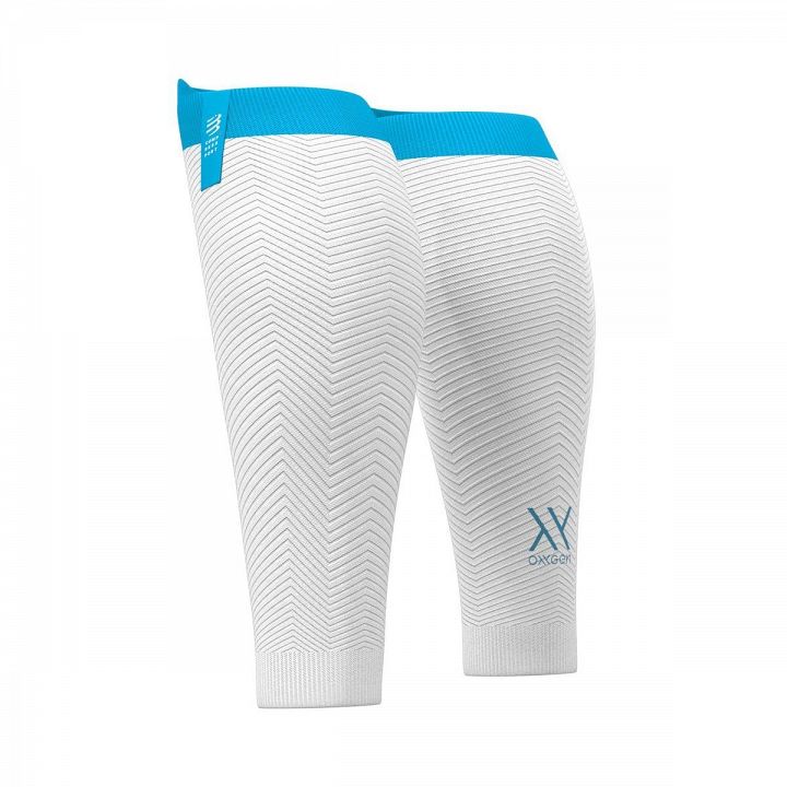 Compressport R2 Oxygen Calf Sleeves White