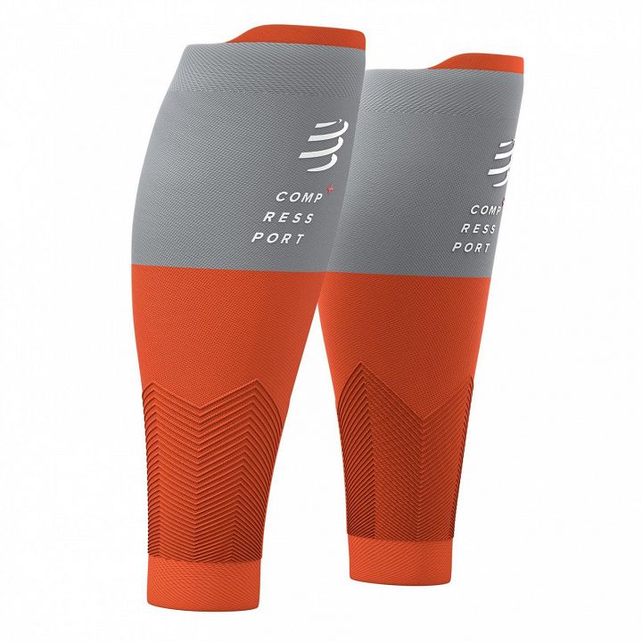 Compressport R2V2 Calf Sleeves Orangeade