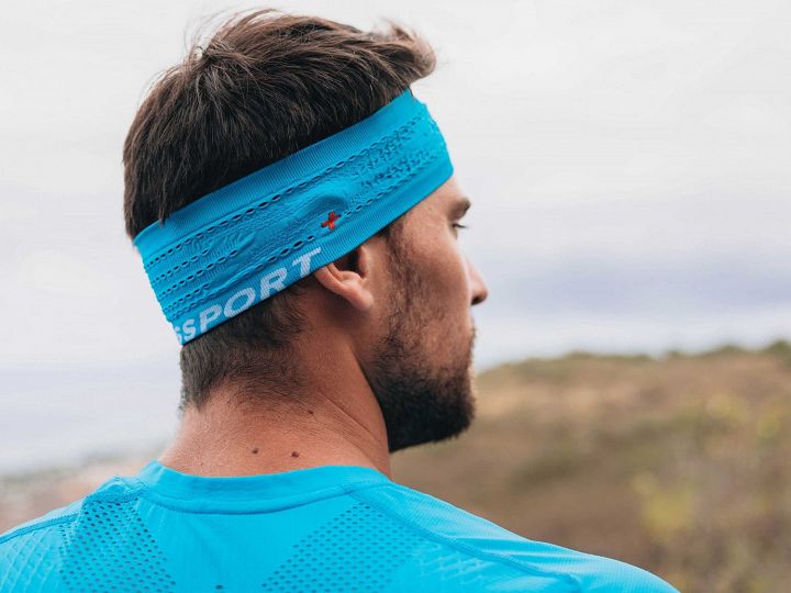 Compressport Thin Headband On/Off Hawaiian Ocean