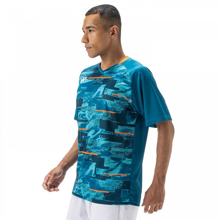 Yonex Crew Neck Club T-Shirt 0034 Blue Green