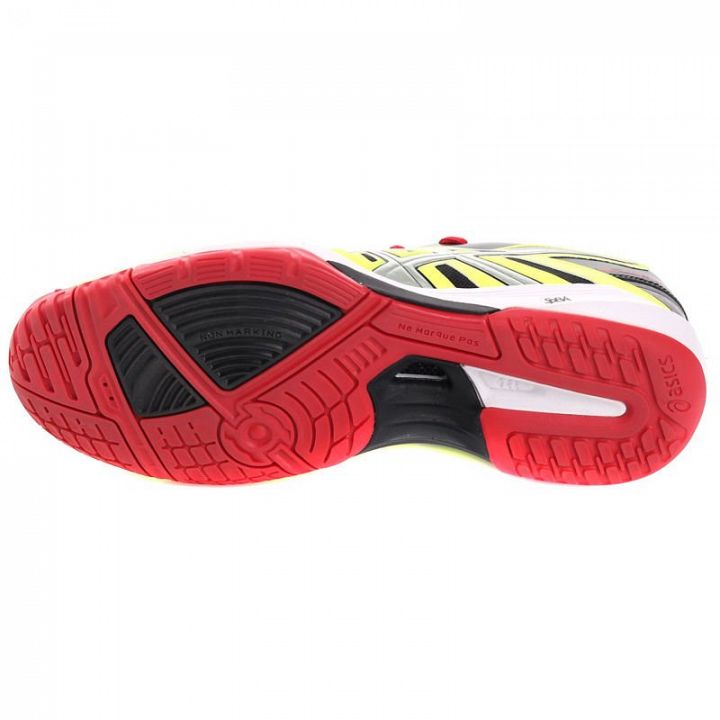 ASICS Gel-Fastball Flash Yellow / Silver / Fiery Red