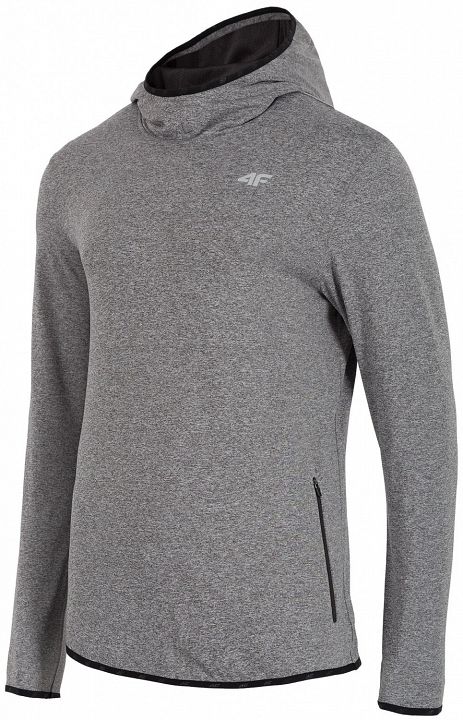 4F Bluza Treningowa Ciepły Jasny Szary