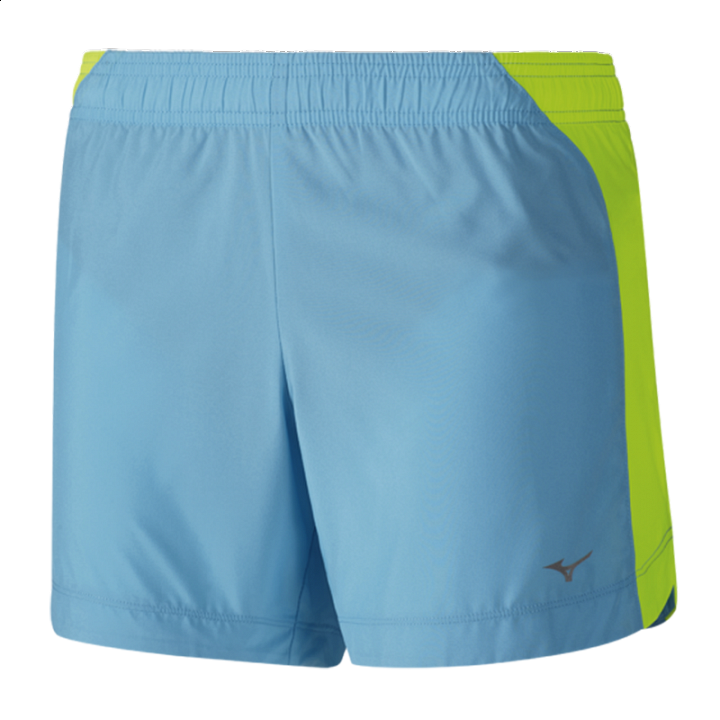 Mizuno Core Square 5.5 Shorts Blue Atoll / Safety Yellow