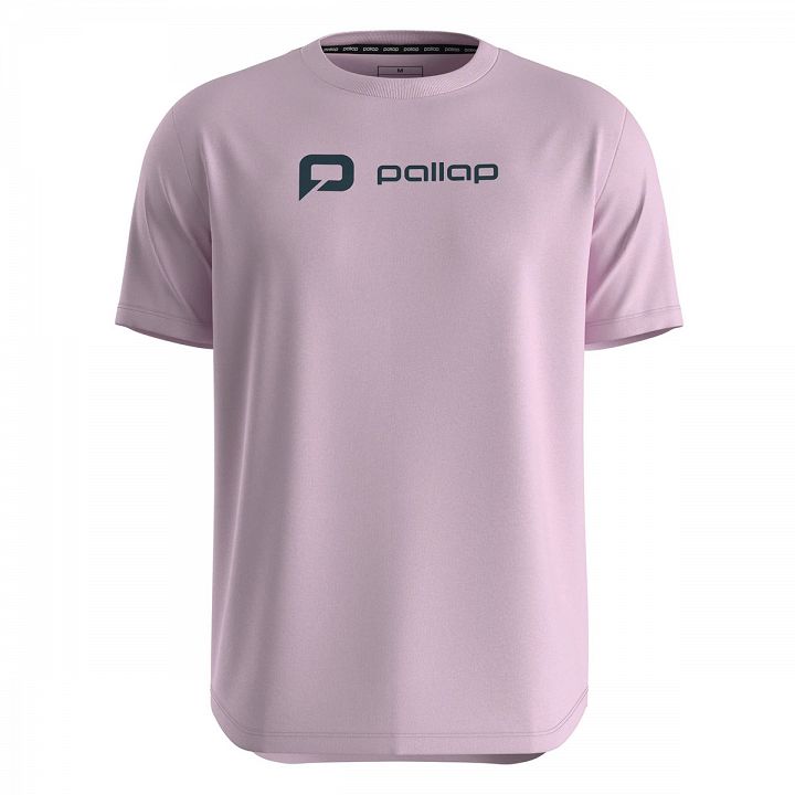 Pallap Men's T-Shirt Clear Pink / Carbonium