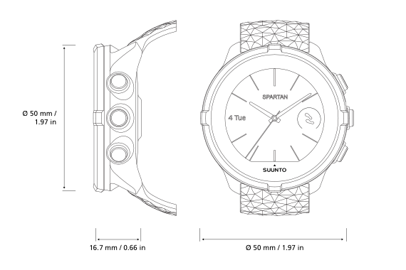 Suunto Spartan Sport Wrist HR Baro Amber + Belt