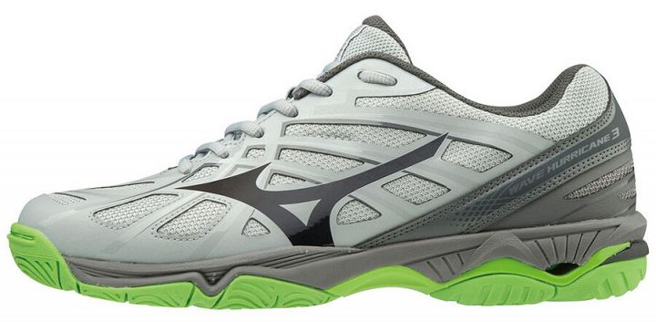 Mizuno Wave Hurricane 3 High Rise / Green Gecko
