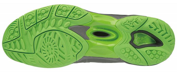 Mizuno Wave Hurricane 3 High Rise / Green Gecko