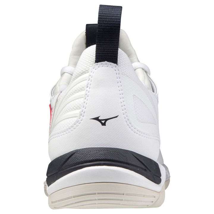 Mizuno Wave Luminous White / Salute / Ignition Red