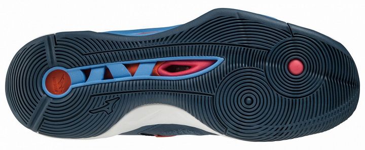 Mizuno Wave Momentum 2 Dark Denim / White / Scarlet Ibis