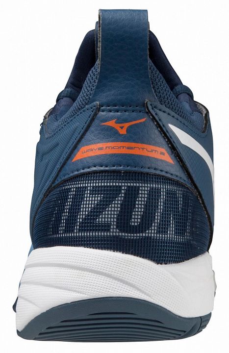 Mizuno Wave Momentum 2 Dark Denim / White / Scarlet Ibis