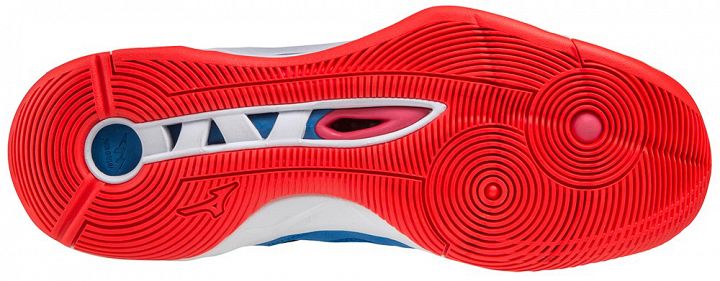 Mizuno Wave Momentum 2 French Blue / White / Ignition Red