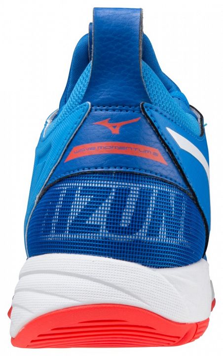 Mizuno Wave Momentum 2 French Blue / White / Ignition Red