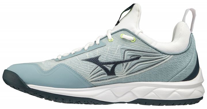 Mizuno Wave Luminous 2 Stone Blue / Stratified Sea Blue / Neo Lime