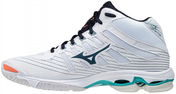 Mizuno Wave Voltage Mid White / Legion Blue / Ceramic