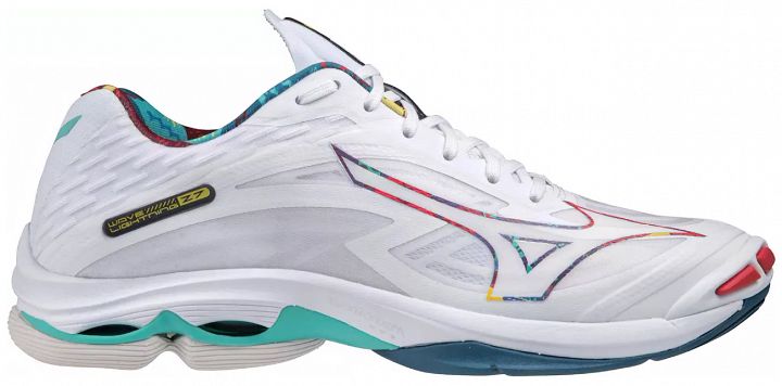 Mizuno Wave Lightning Z7 White / High Visibility / Blue