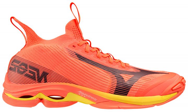 Mizuno Wave Lightning Neo 2 Neon Flame / Black / Bolt