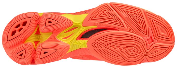 Mizuno Wave Lightning Neo 2 Neon Flame / Black / Bolt