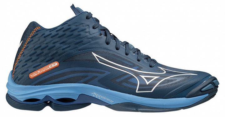 Mizuno Wave Lightning Z7 Mid Dark Denim / White / Blue Jasper