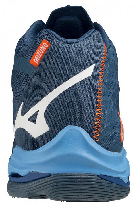 Mizuno Wave Lightning Z7 Mid Dark Denim / White / Blue Jasper