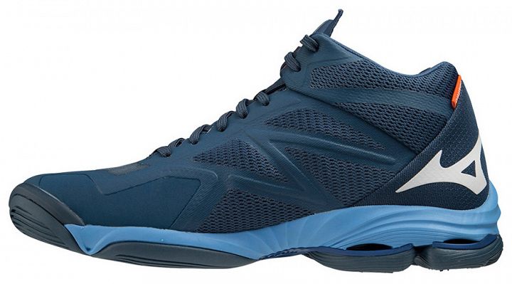 Mizuno Wave Lightning Z7 Mid Dark Denim / White / Blue Jasper