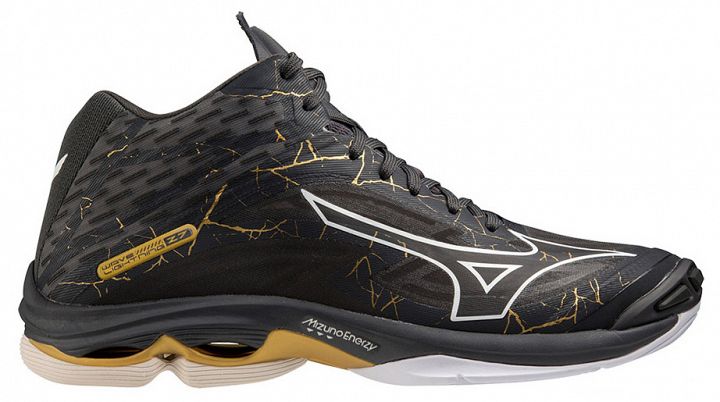 Mizuno Wave Lightning Z7 Mid Black Oyster / MP Gold / Iron Gate