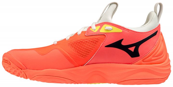 Mizuno Wave Momentum 3 Neon Flame / Black / Bolt