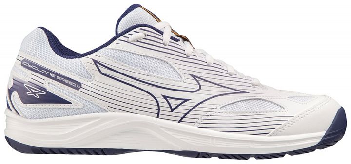 Mizuno Cyclone Speed 4 White / Blue Ribbon / MP Gold